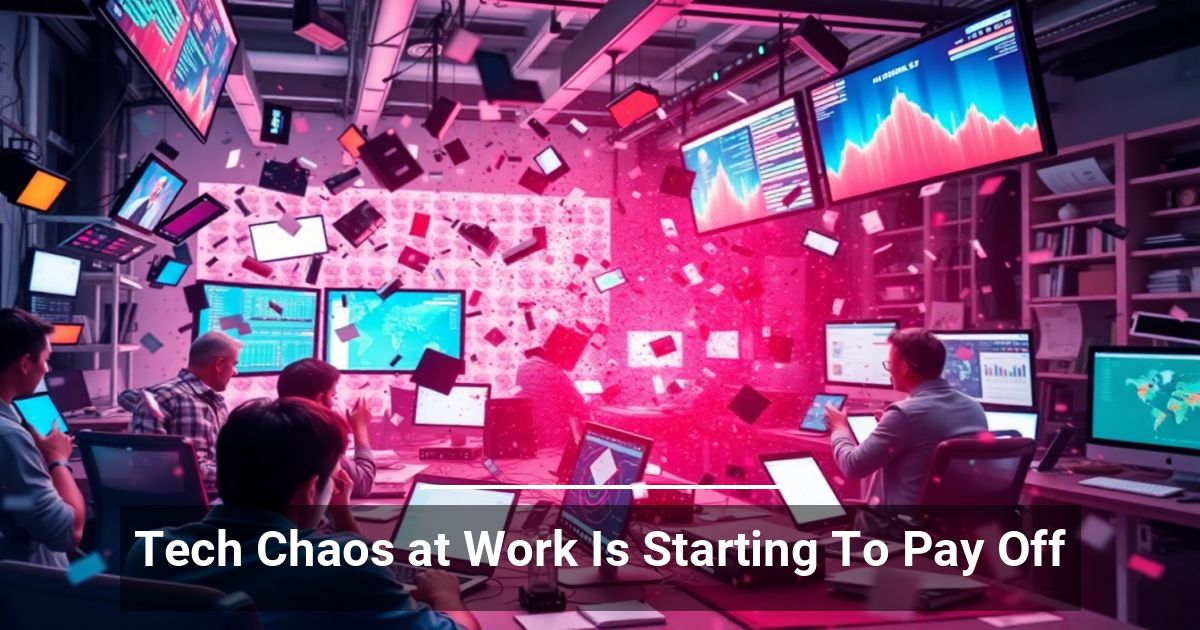 Tech Chaos at Work Is Starting To Pay Off